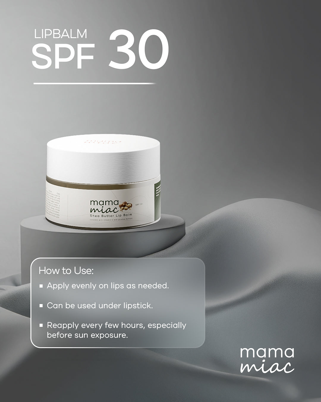 Brightening lipblam with spf 30