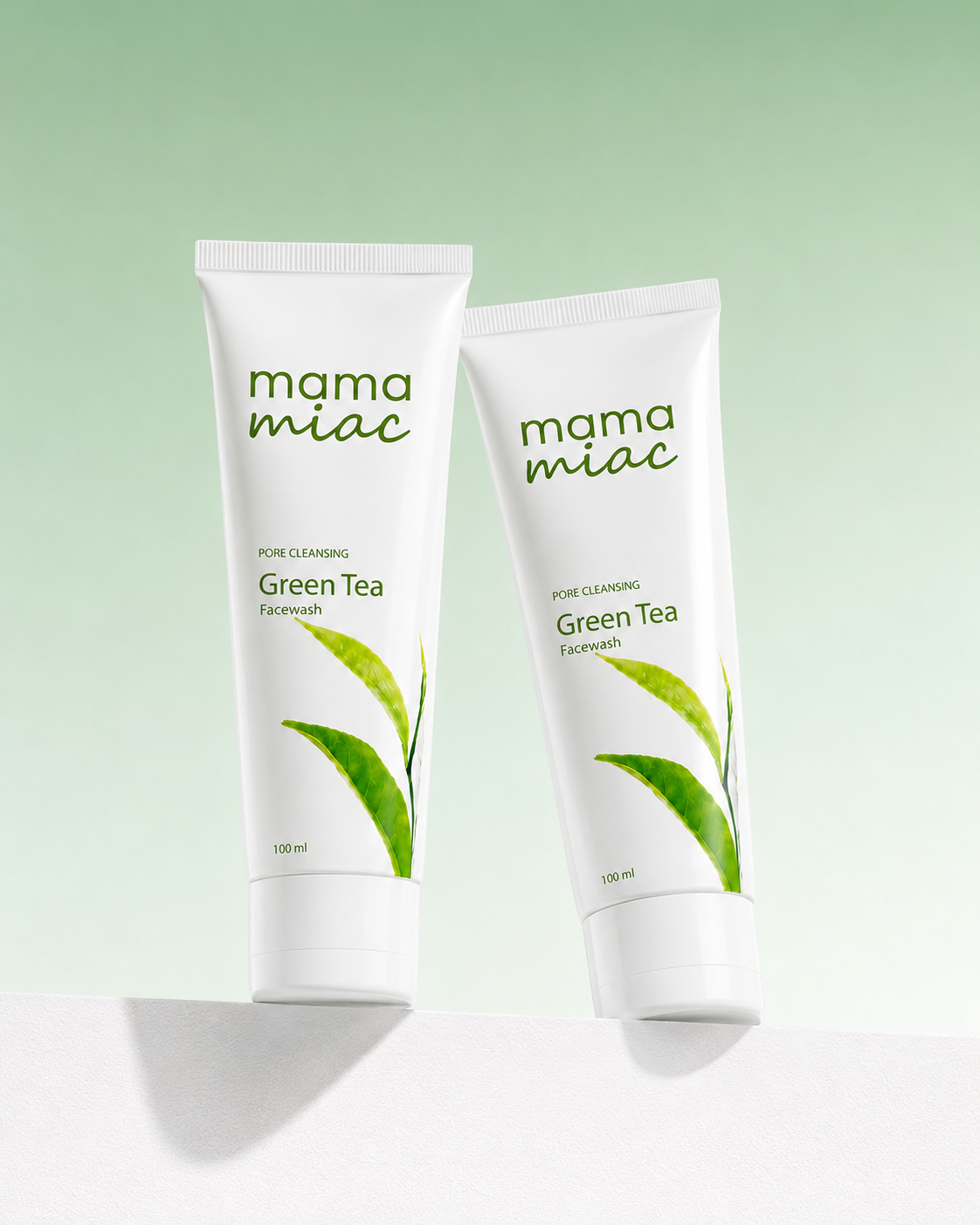 Twin pack: 2x Green tea facewash