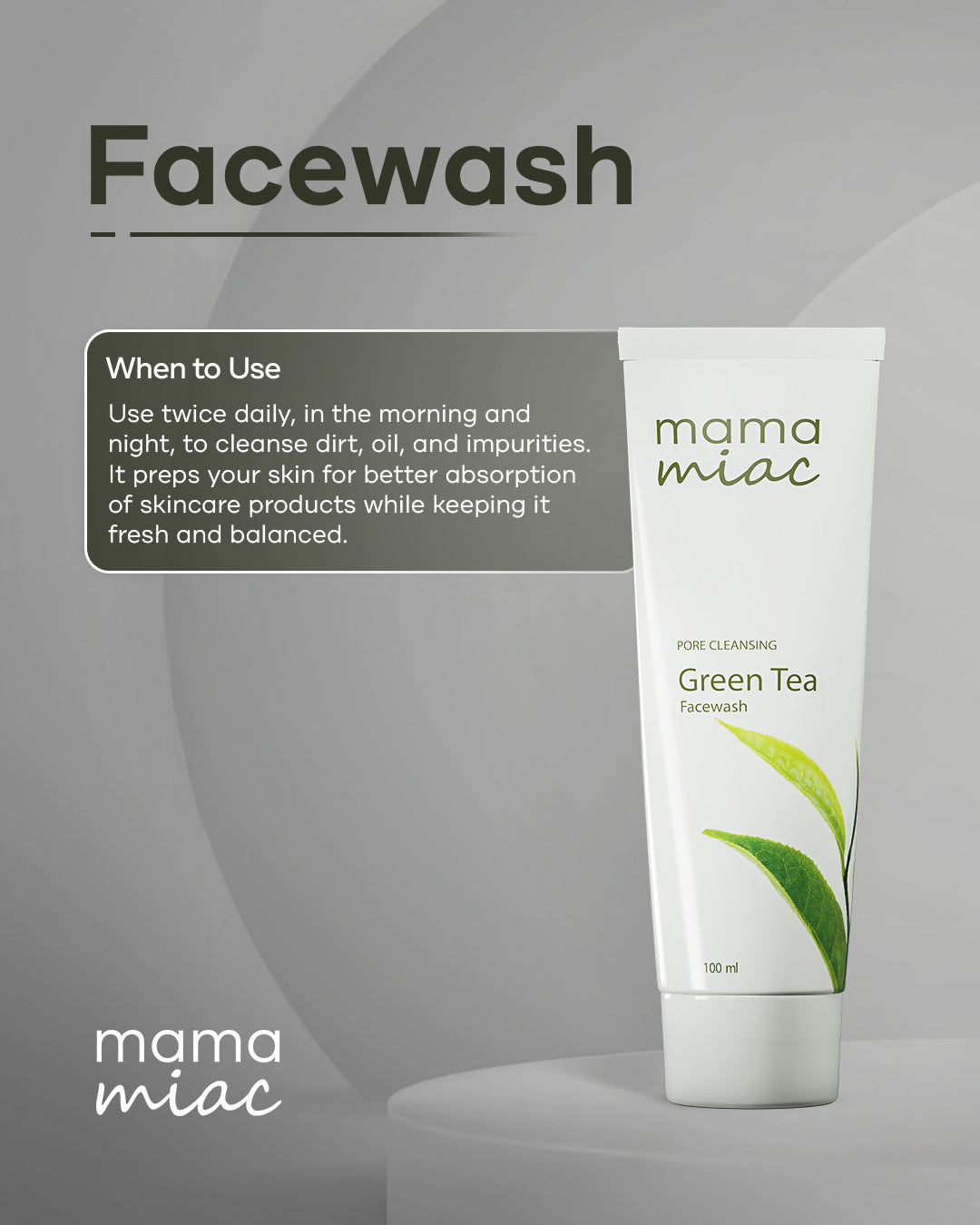 Green Tea Face Wash with Salicylic Acid